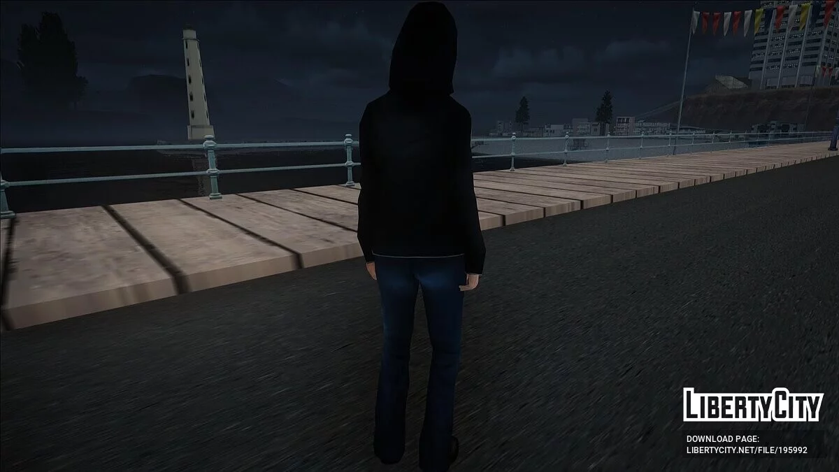 Зои Кастильо в худи из Dreamfall: The Longest Journey / GTA San Andreas