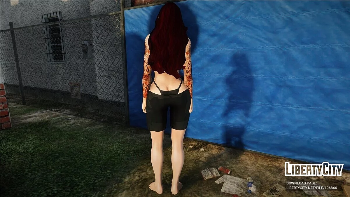 Брюнетка в сексуальном наряде / GTA San Andreas