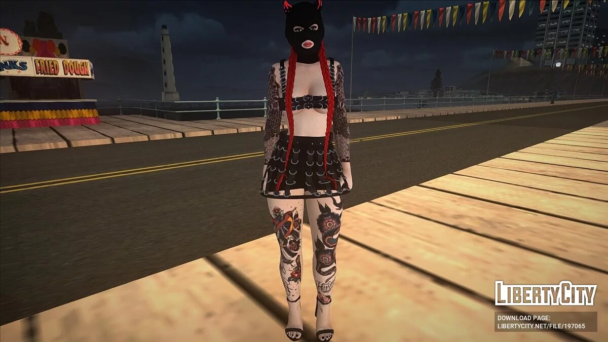 Девушка в балаклаве / GTA San Andreas
