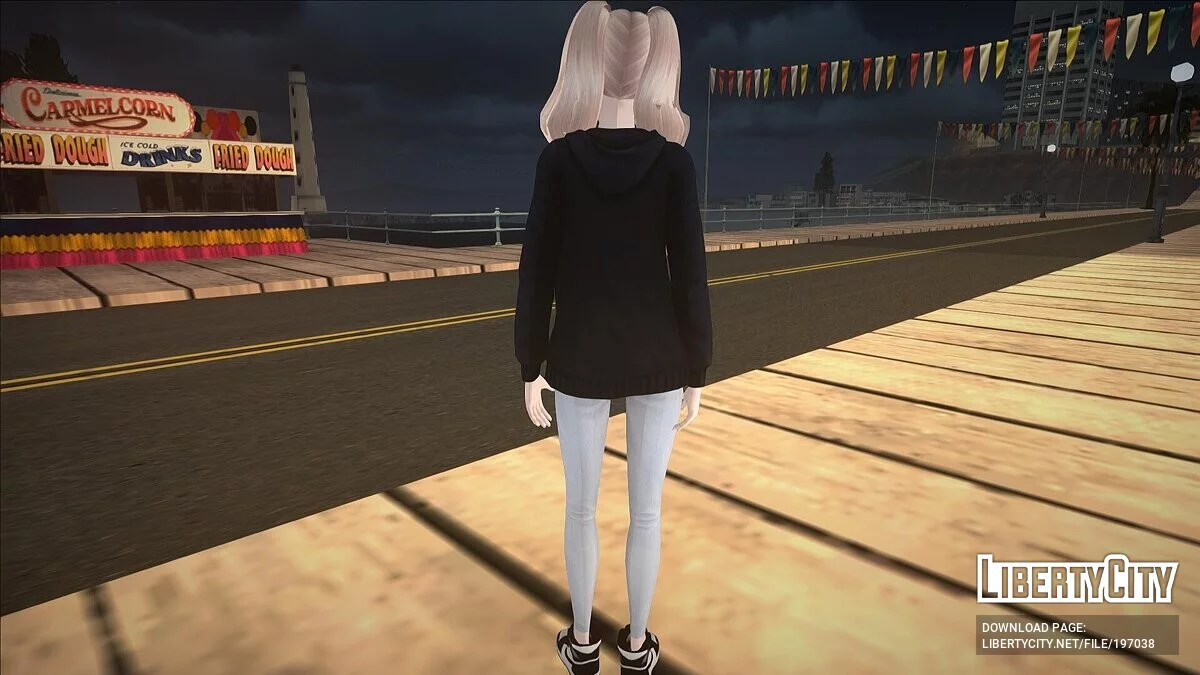 Девушка в худи / GTA San Andreas