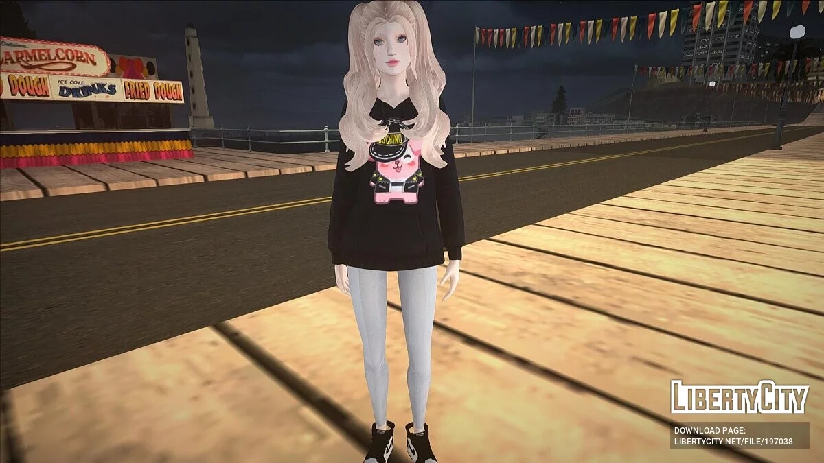 Девушка в худи / GTA San Andreas