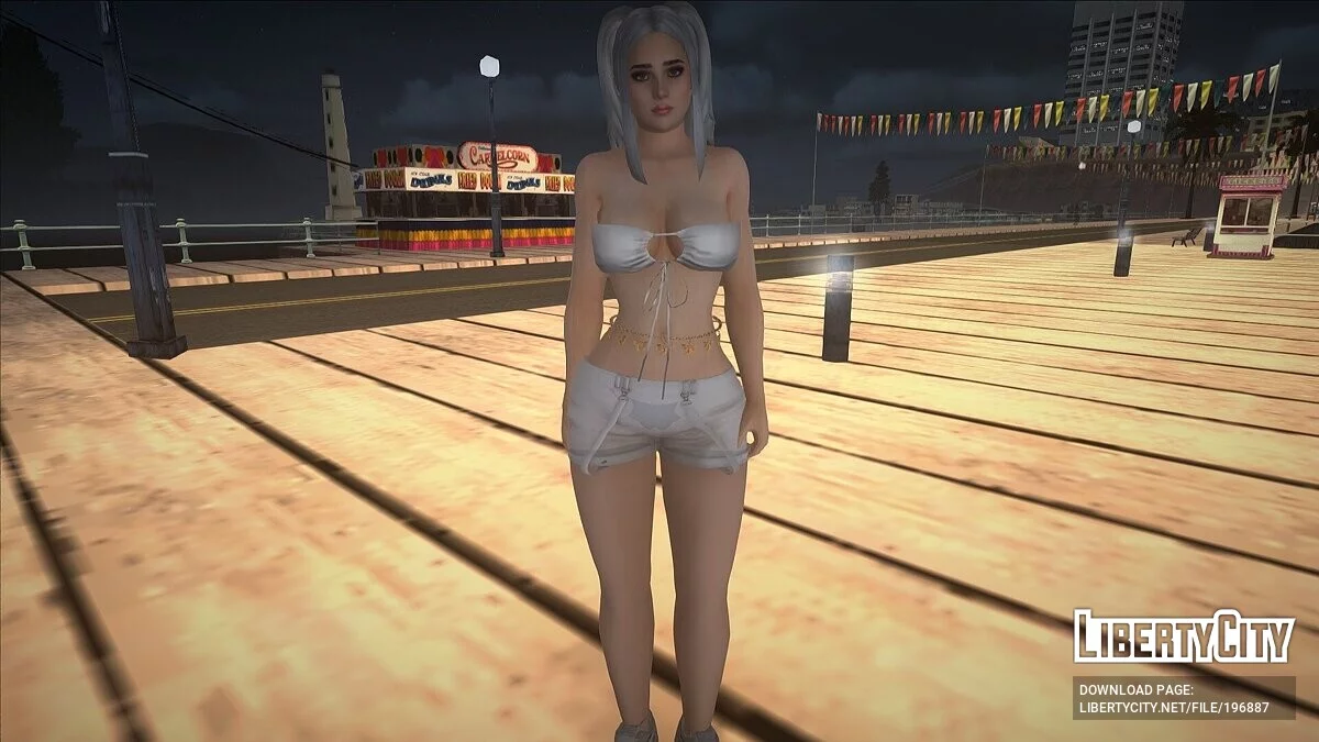Девушка в сексуальном наряде / GTA San Andreas