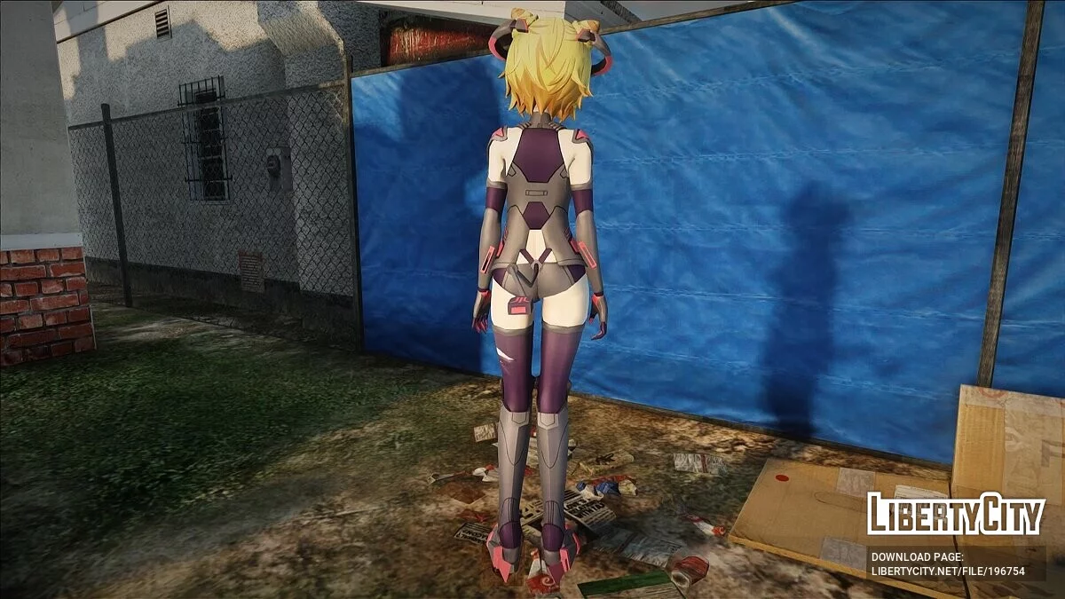 Jagaa Goddess из Neptunia: GameMaker R: Evolution / GTA San Andreas