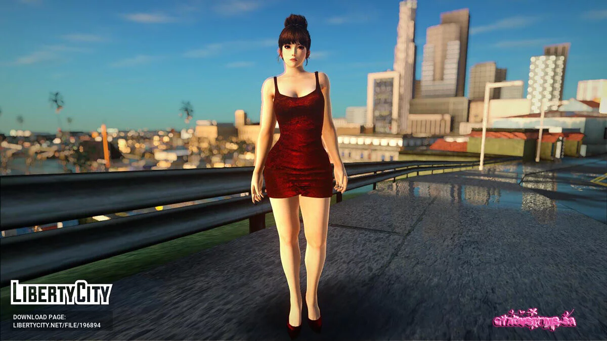 Касуми в платье / GTA San Andreas