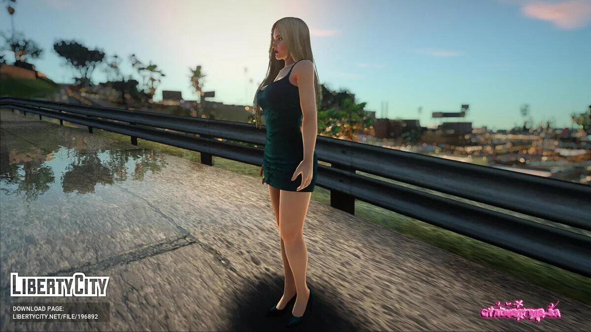 Хелена Дуглас в платье / GTA San Andreas