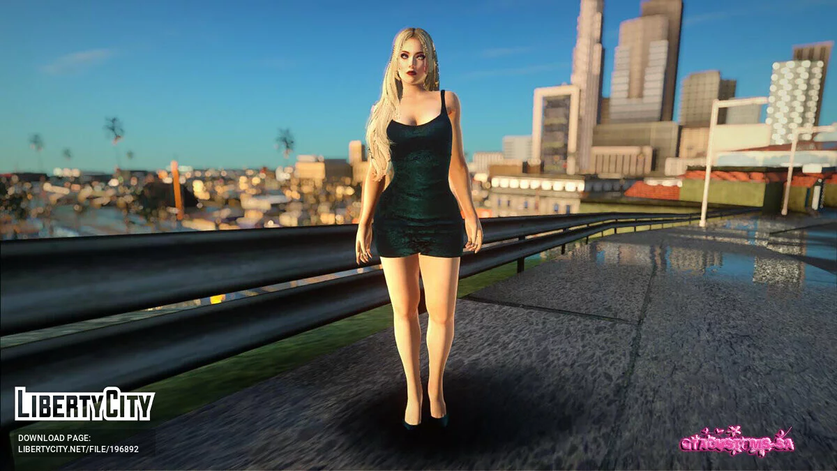 Хелена Дуглас в платье / GTA San Andreas