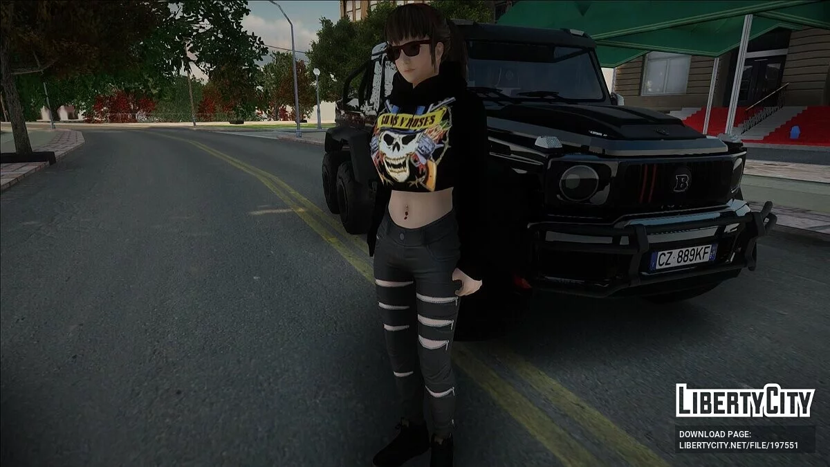 Хитоми - фанатка Guns N' Roses / GTA San Andreas