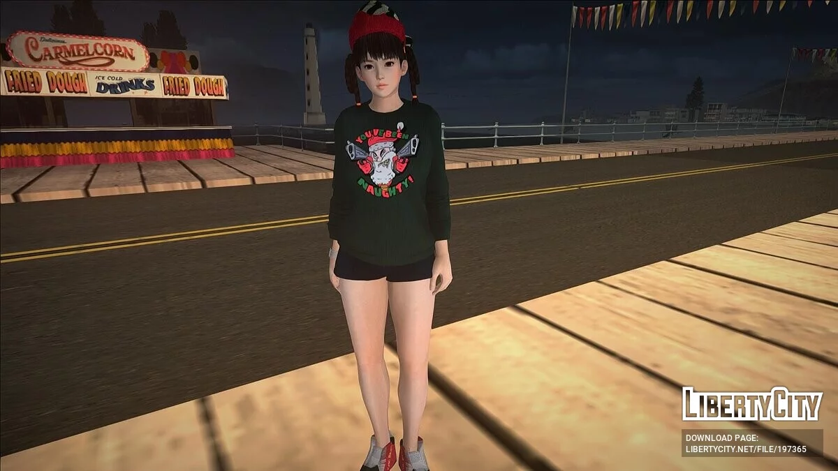 Лей-Фанг в Рождественском наряде / GTA San Andreas