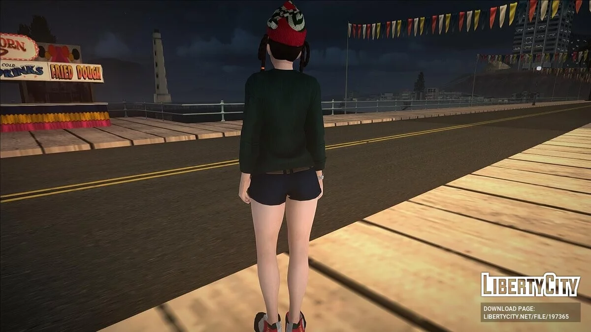 Лей-Фанг в Рождественском наряде / GTA San Andreas
