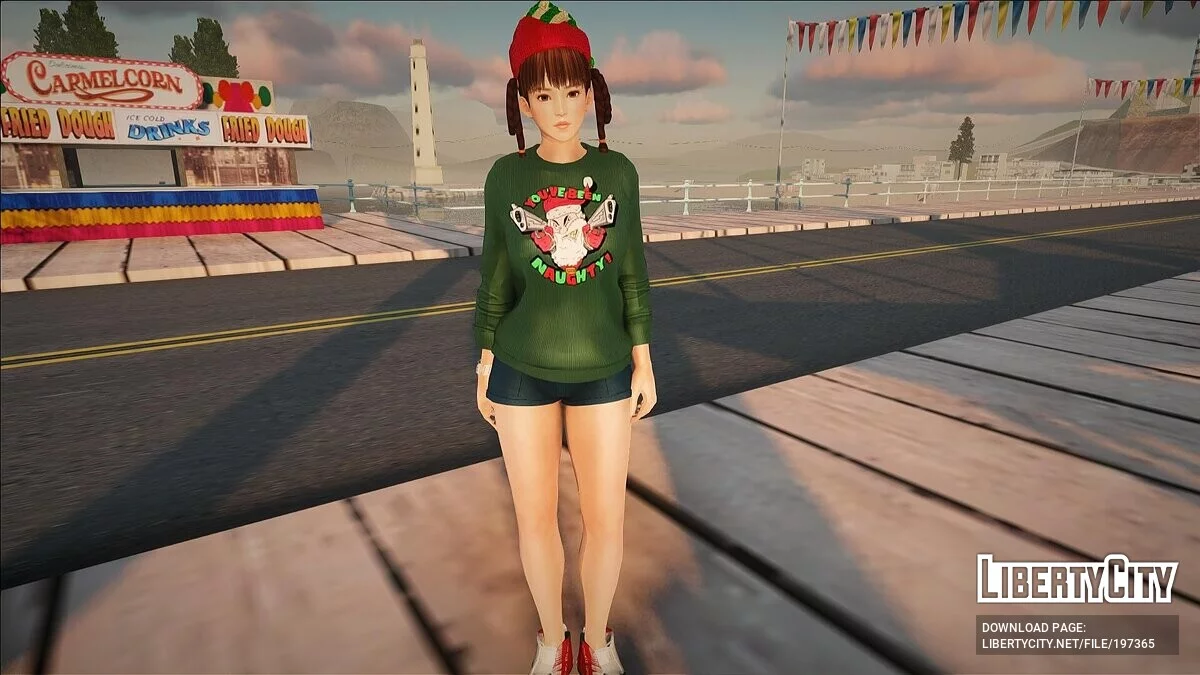 Лей-Фанг в Рождественском наряде / GTA San Andreas
