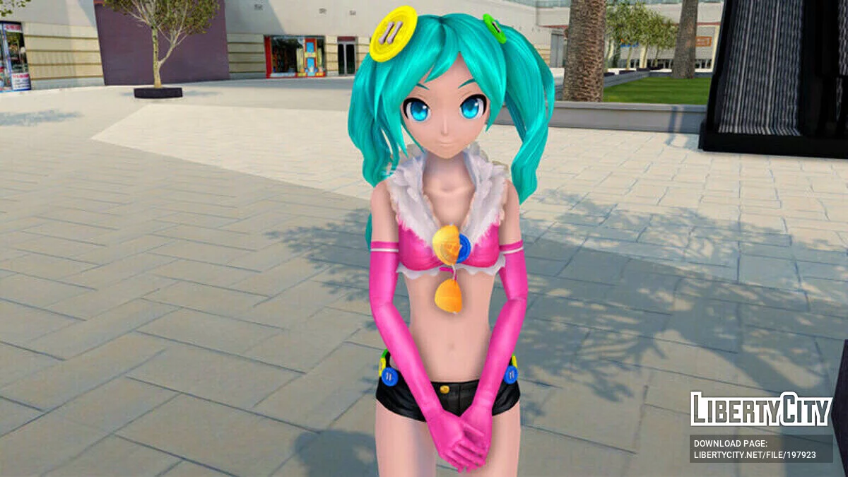 Мику Хатсуне (Pink Pops) из PDFT / GTA San Andreas