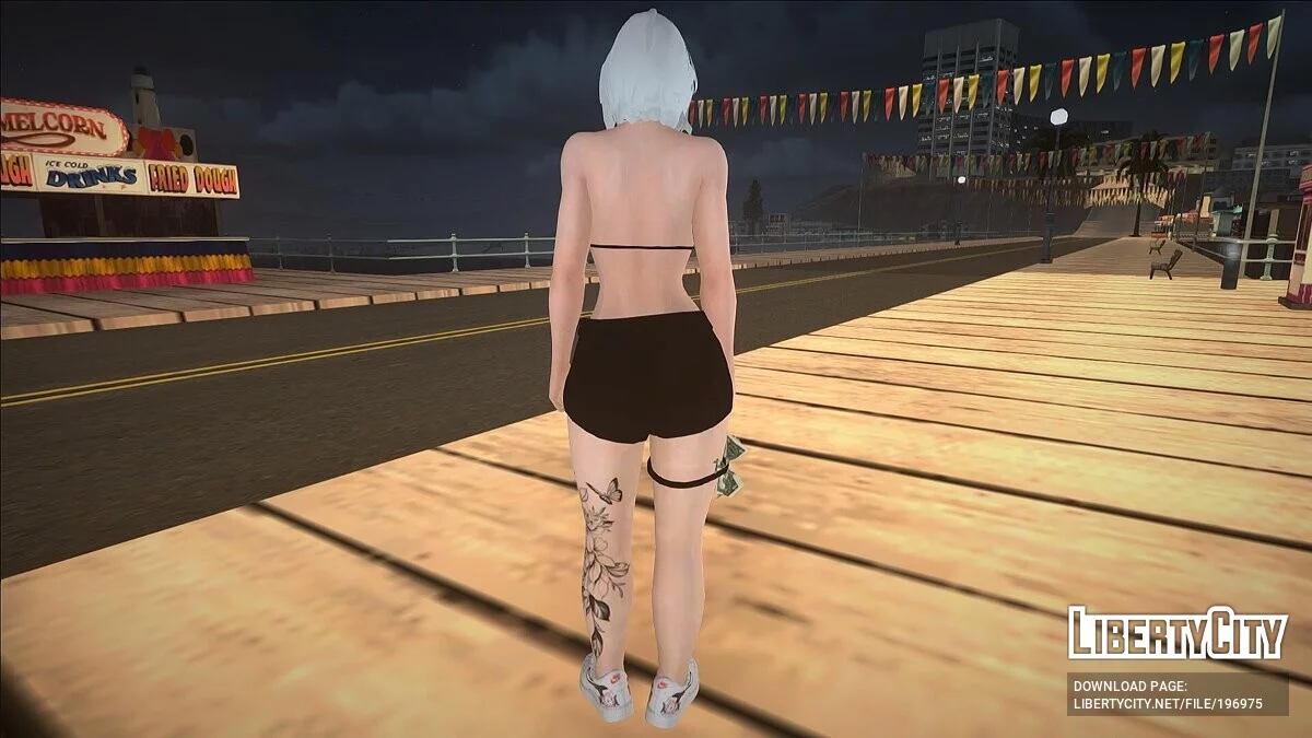 Рандомная девушка с татуировками / GTA San Andreas