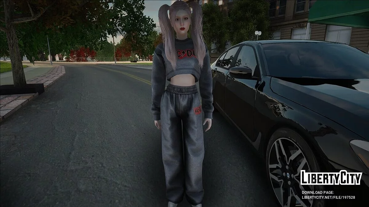 Розанна Парк фанатка AC/DC / GTA San Andreas