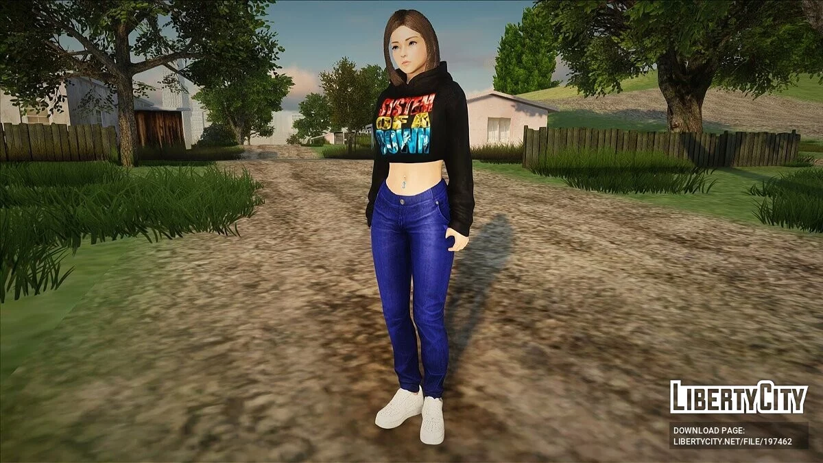 Саманта (Самсунг) фанатка System Of A Down / GTA San Andreas