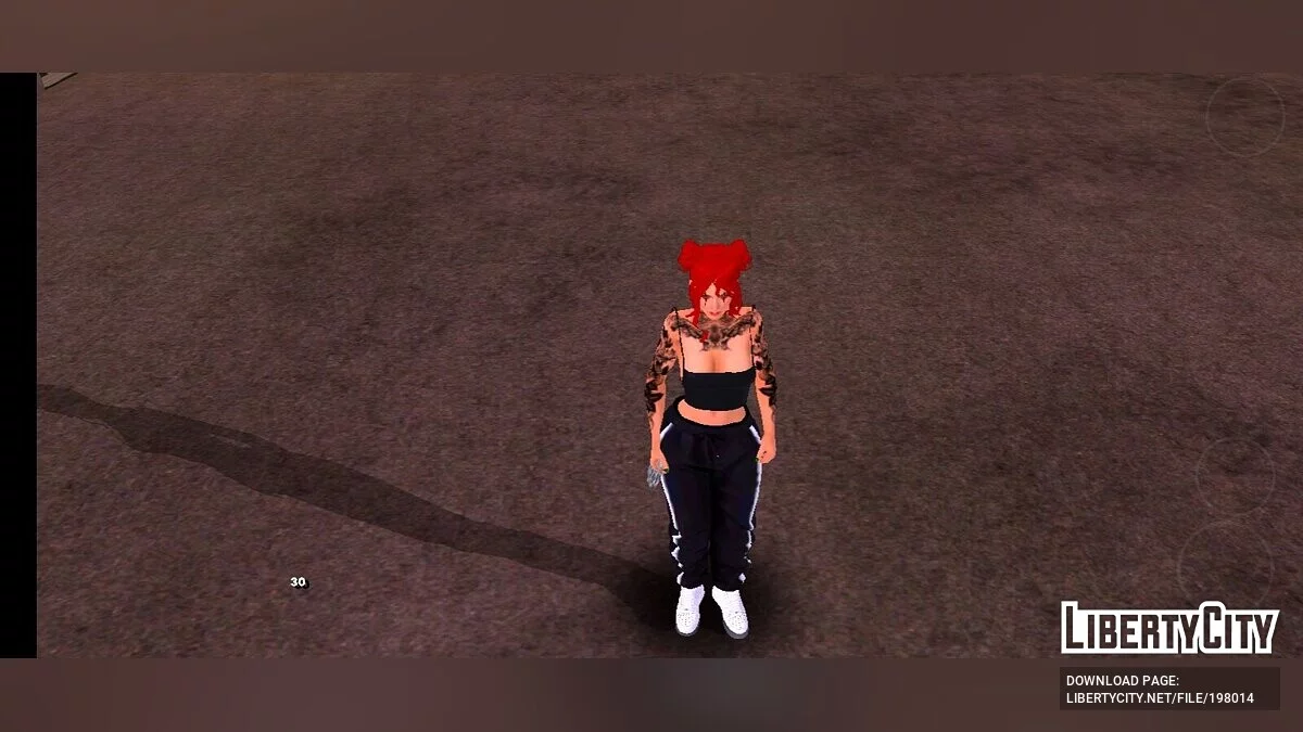 Скин девушки с татуировками / GTA San Andreas