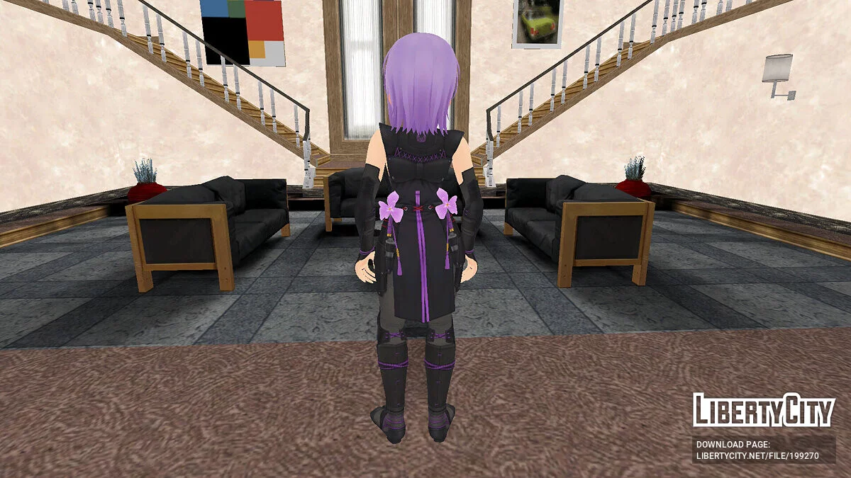 Ayane из Senran Kagura: Estival Versus / GTA San Andreas