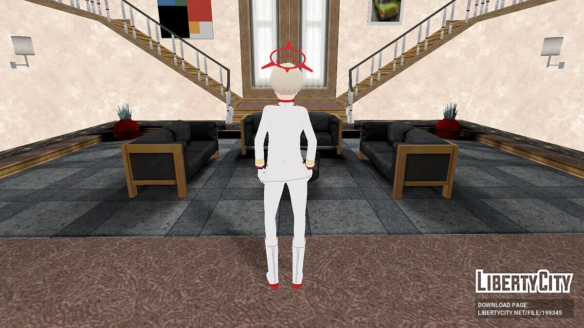 Ikekura Marina из Blue Archive / GTA San Andreas