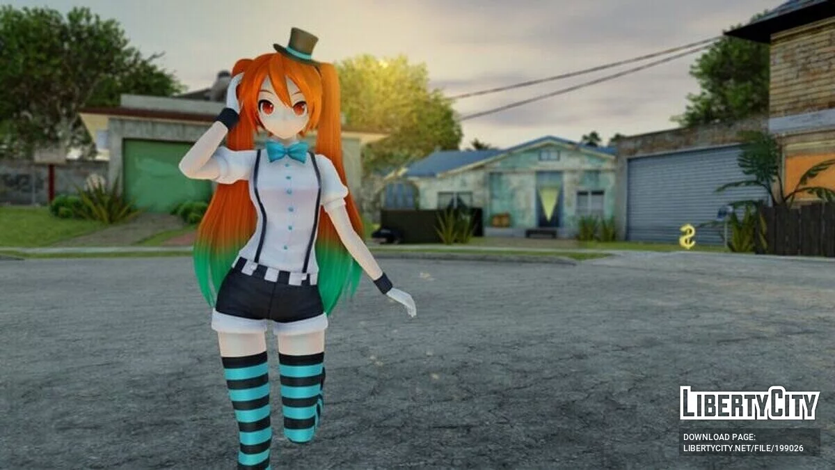 Miku Hatsune Pumpkin Dream / GTA San Andreas