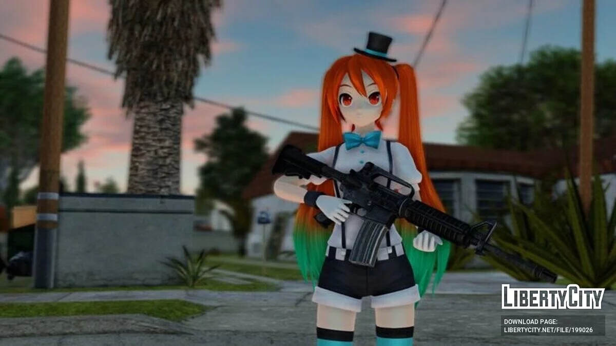 Miku Hatsune Pumpkin Dream / GTA San Andreas