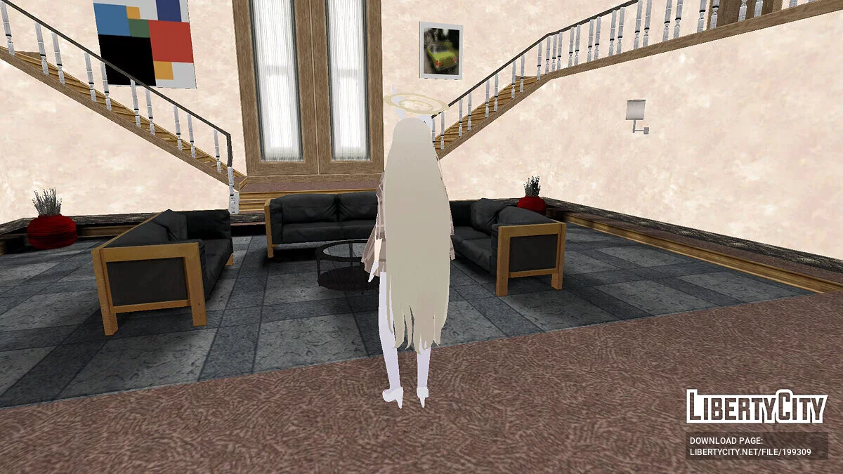 Murokasa Akane (Bunny Girl Ver.) из Blue Archive / GTA San Andreas