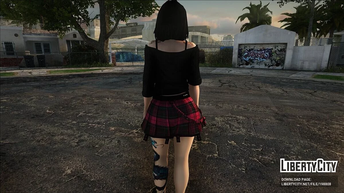 Рандомная фанатка AC/DC / GTA San Andreas