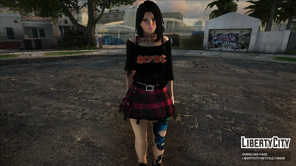 Рандомная фанатка AC/DC / GTA San Andreas