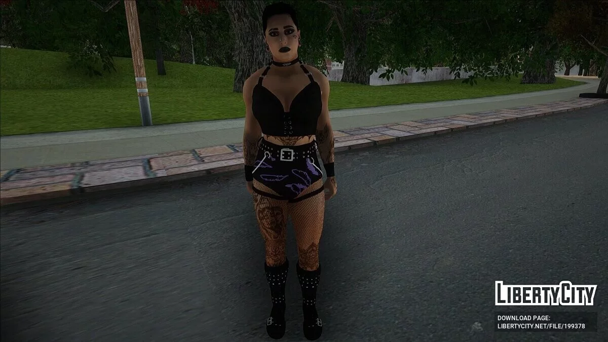 Рея Рипли из WWE 2023 / GTA San Andreas