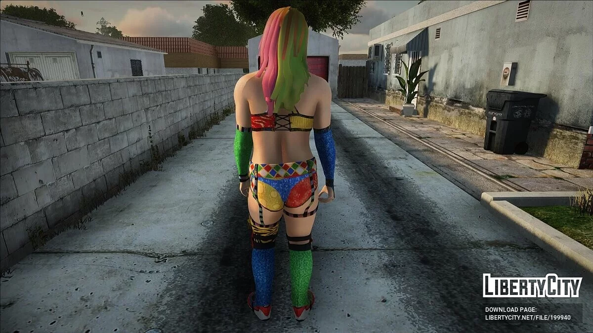 Асука из WWE 2020 / GTA San Andreas