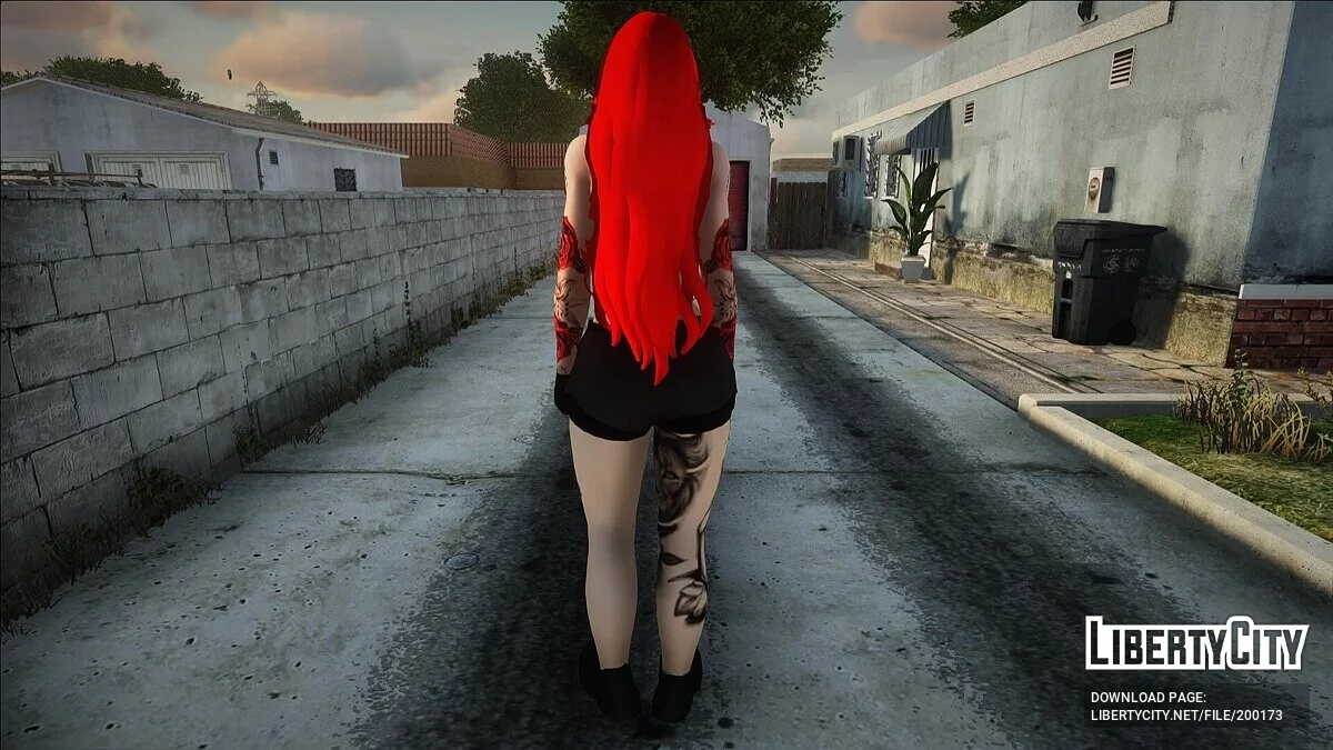 Девушка с красными волосами / GTA San Andreas
