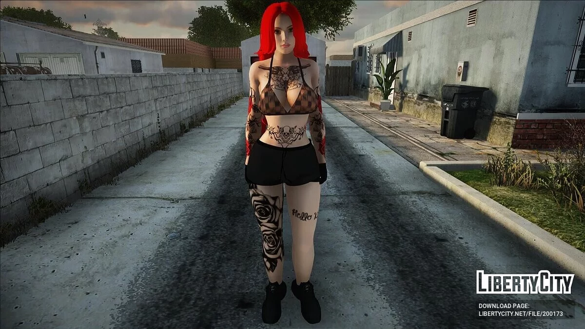 Девушка с красными волосами / GTA San Andreas