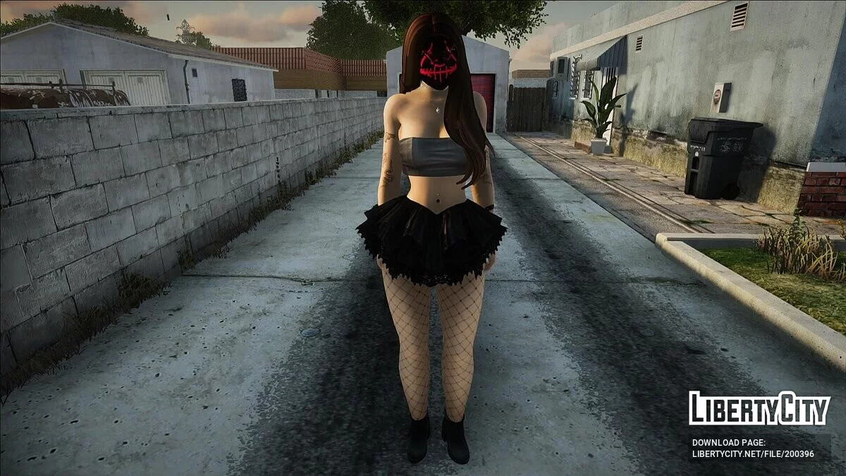 Девушка в маске / GTA San Andreas