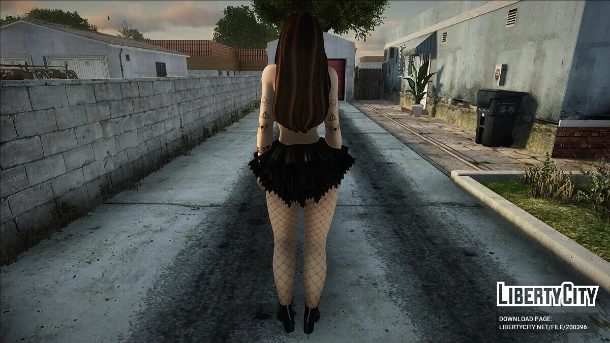 Девушка в маске / GTA San Andreas