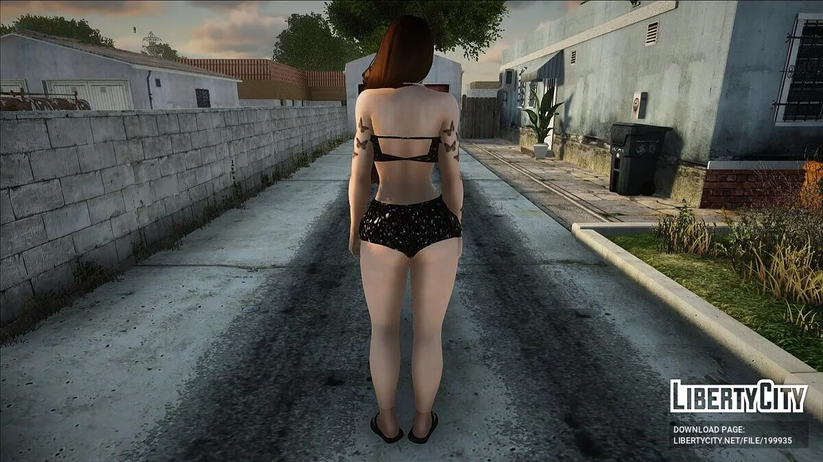 Девушка в сексуальном наряде / GTA San Andreas