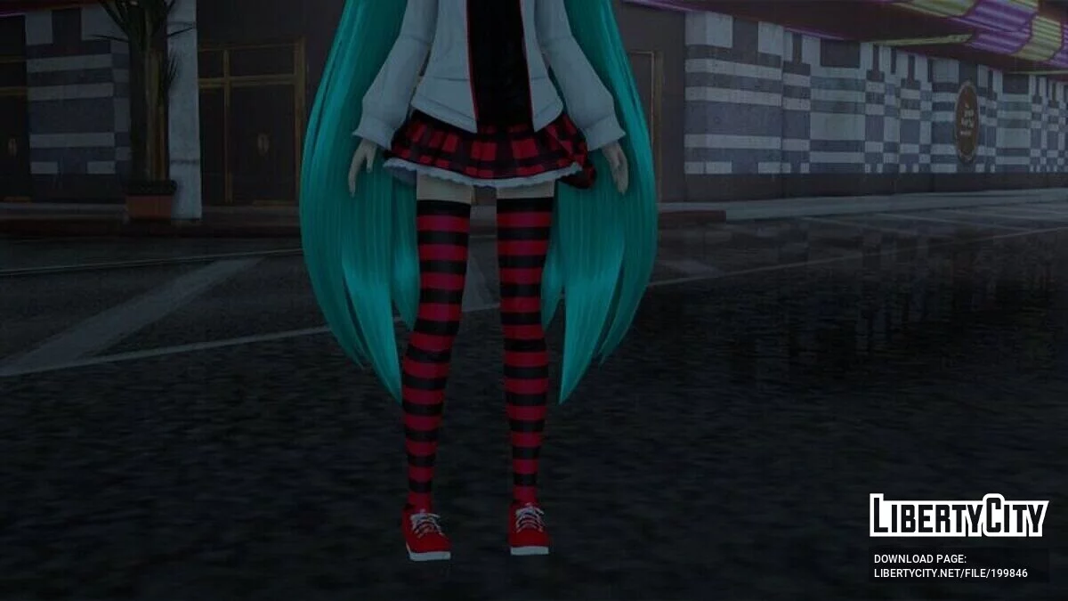 Hatsune Miku Natural (Анимация лица) / GTA San Andreas