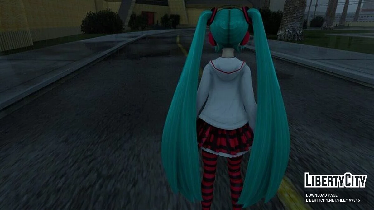 Hatsune Miku Natural (Анимация лица) / GTA San Andreas