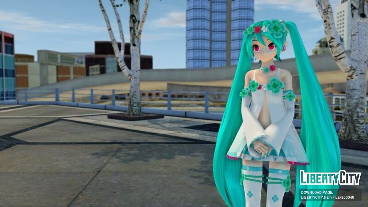 Hatsune Miku Spiritual (Анимация лица) / GTA San Andreas