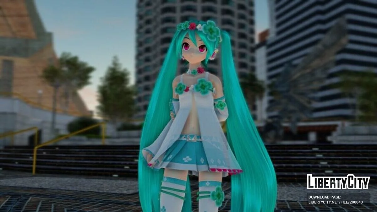 Hatsune Miku Spiritual (Анимация лица) / GTA San Andreas