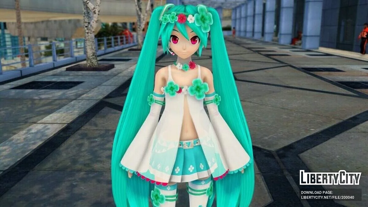 Hatsune Miku Spiritual (Анимация лица) / GTA San Andreas