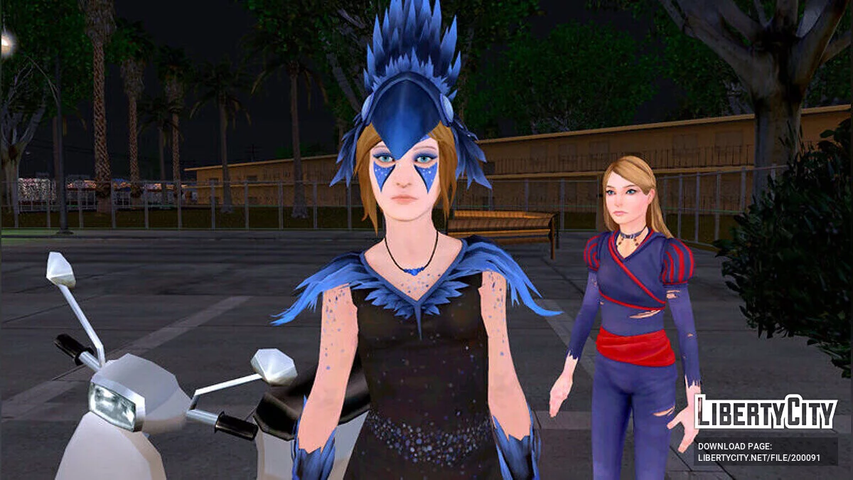 Хлоя и Рэйчел из Life Is Strange:Before The Storm / GTA San Andreas