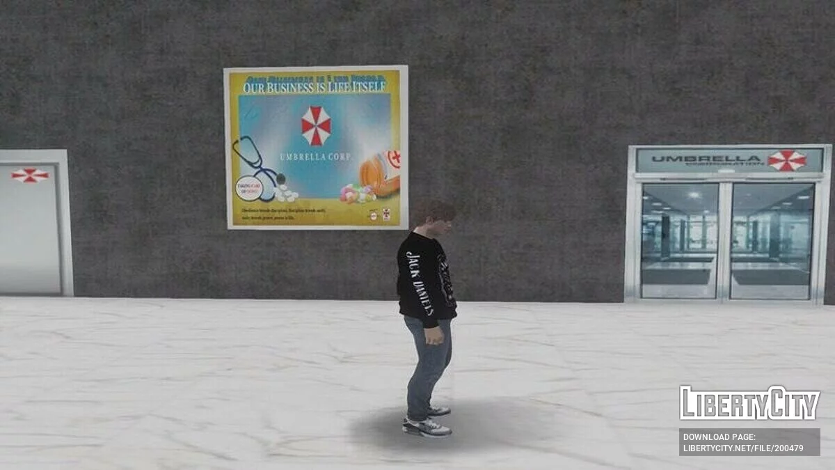 Леон в кофте Jack Daniel's / GTA San Andreas