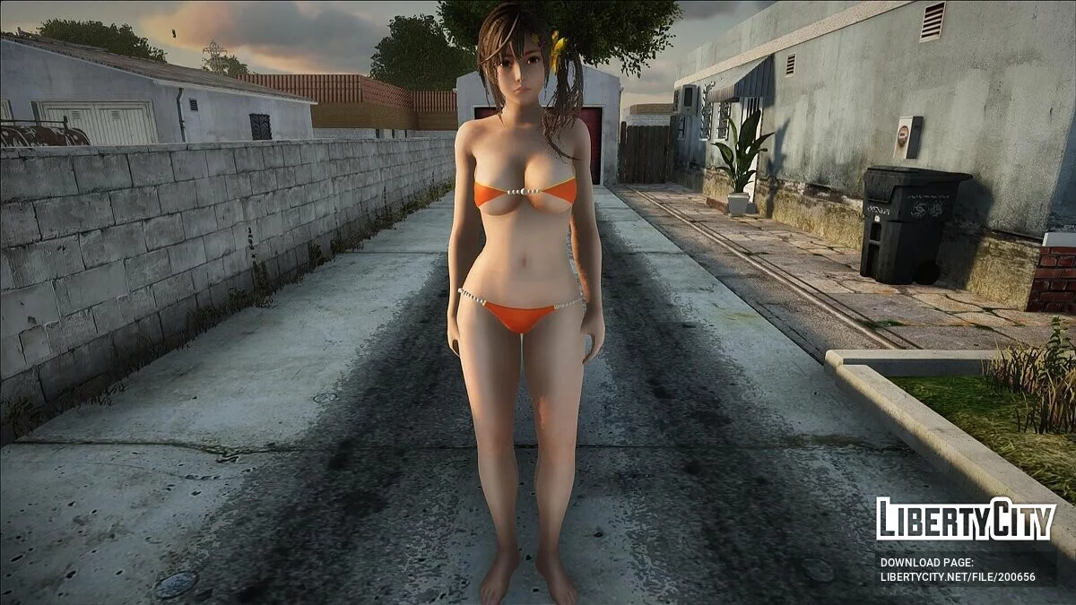 Мисаки в красном бикини / GTA San Andreas