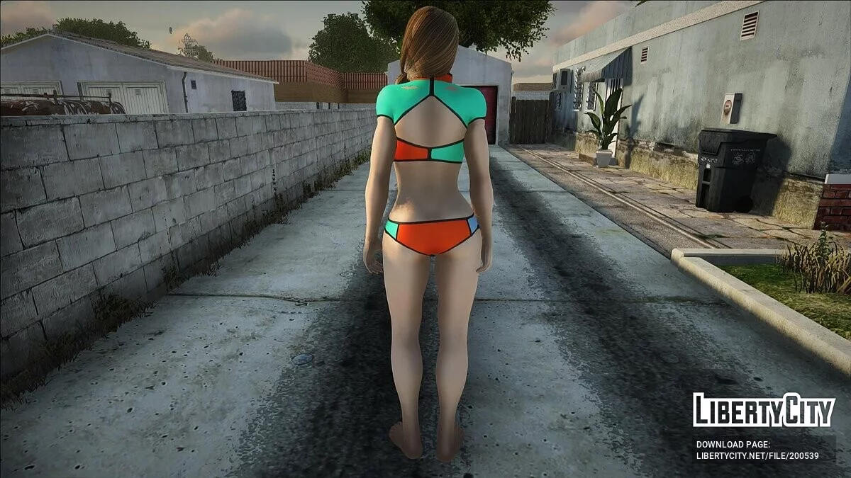 Сара Брайант в купальнике / GTA San Andreas