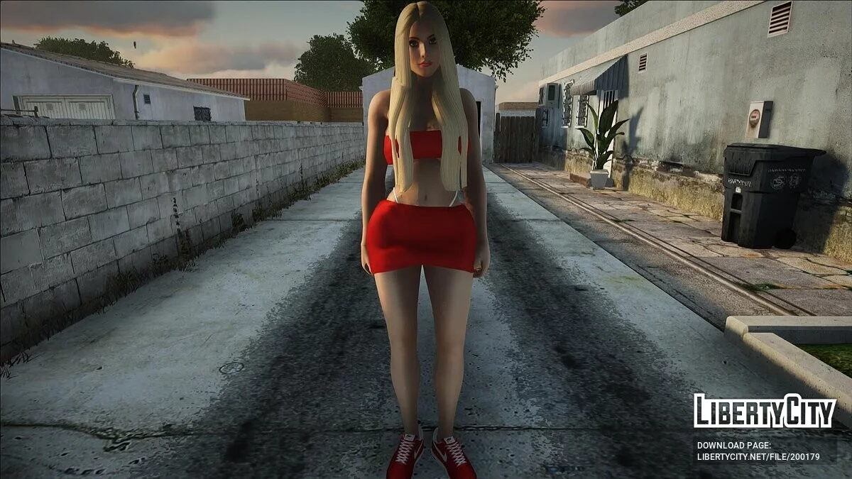 Сексуальная блондинка / GTA San Andreas