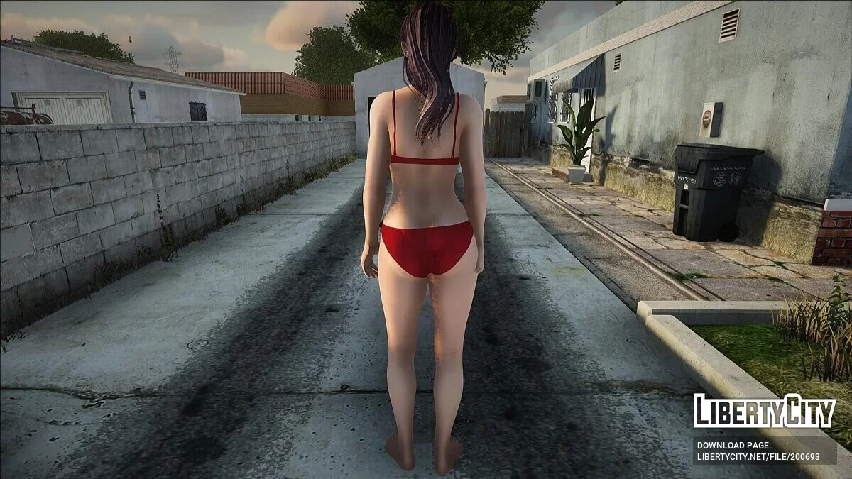 Шенди в красном купальнике / GTA San Andreas