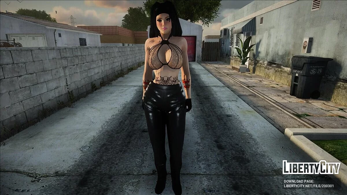 Симпатичная брюнетка / GTA San Andreas