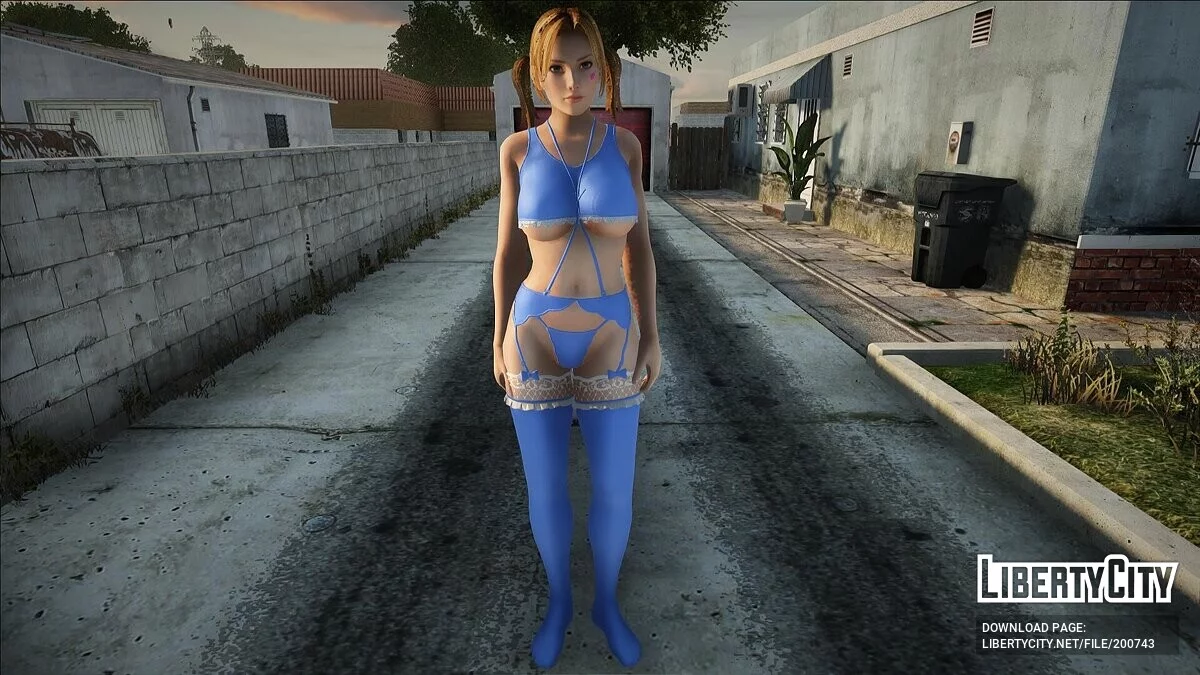 Тина в сексуальном наряде / GTA San Andreas