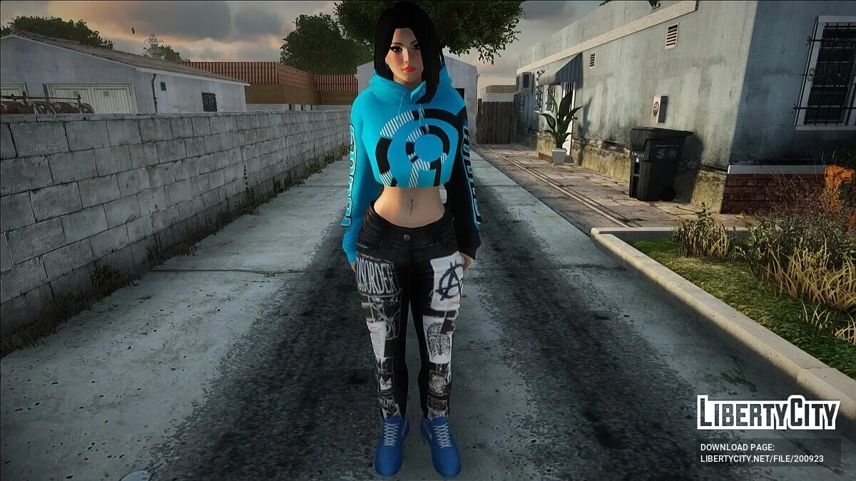Девушка с симпатичной фигурой / GTA San Andreas