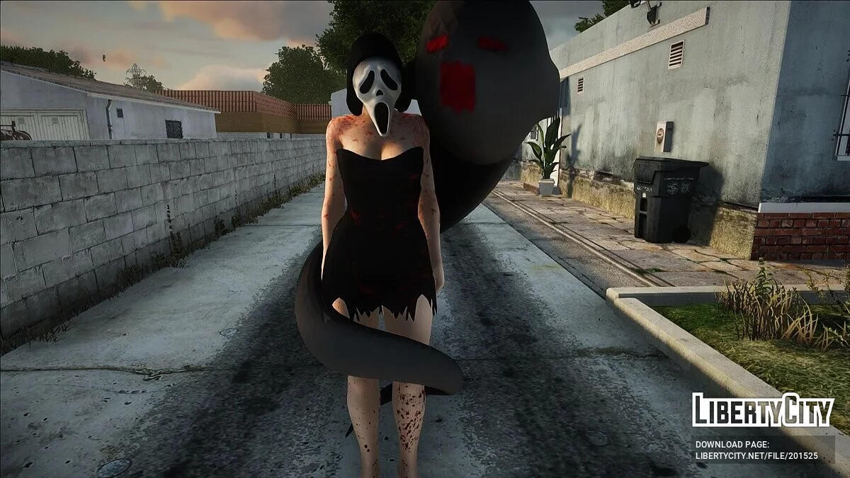 Девушка в стиле Хэллоуин / GTA San Andreas