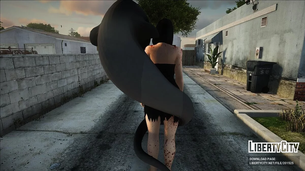 Девушка в стиле Хэллоуин / GTA San Andreas