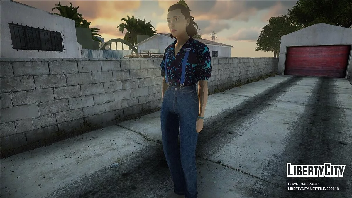 Eleven из Stranger Things / GTA San Andreas